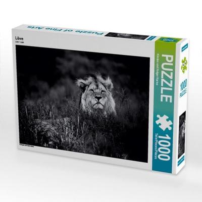 CALVENDO Puzzle Löwe | 1000 Teile Lege-Größe 64x48cm Foto-Puzzle für glückliche Stunden