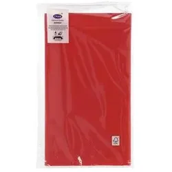 Duni, Tischdecke, Dunisilk Rote Tischtuch 13 x 220 cm (220 x 138 cm)