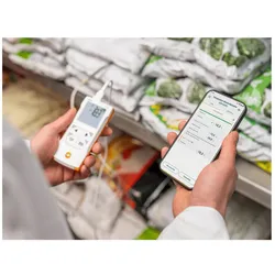 Testo, Detektor, 110 Food Set mit Edelstahl-Lebensmittelfühler