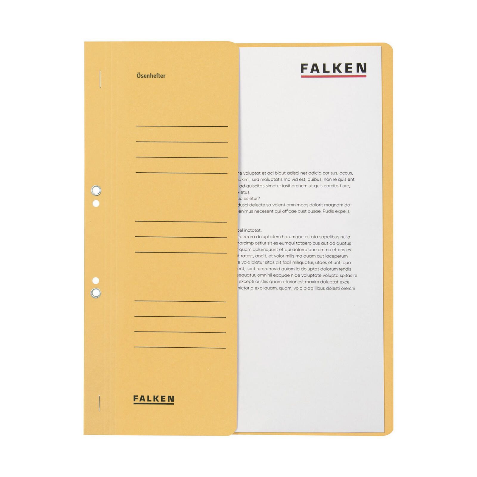 FALKEN Ösenhefter DIN A4 kaufmännische Heftung chamois 80003833