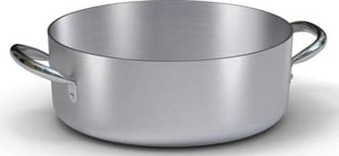 ballarini 7016.32 Pentola Casseruola Bassa In Alluminio 32 Cm Con 2 Manici - Serie 7000