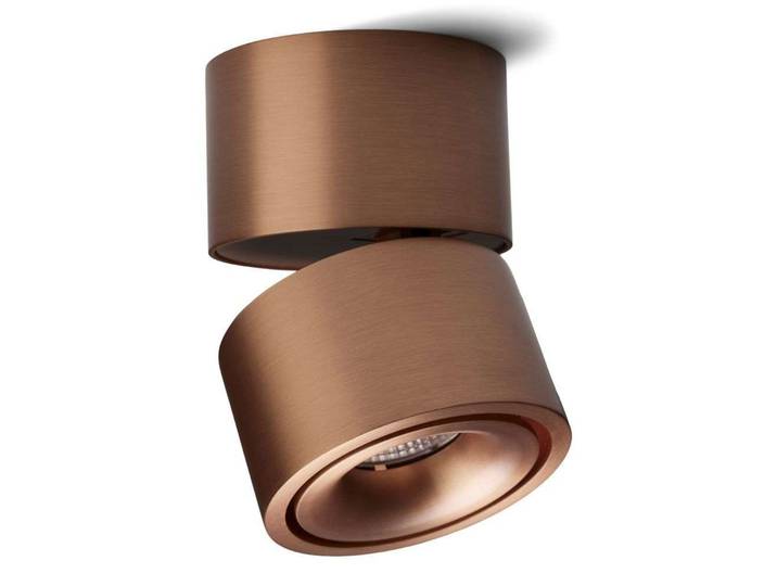 Spot LED Easy Mini W75, 2700K, laiton, 9,5 cm - Antidark - Salon / séjour - Aluminium