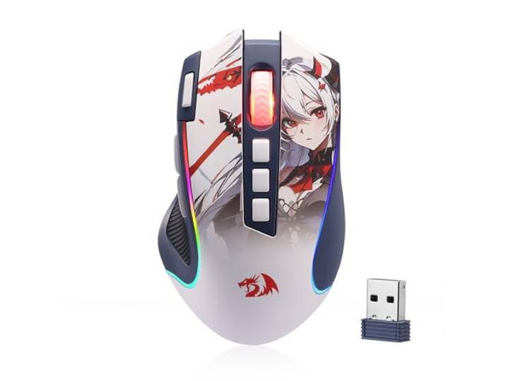 Redragon M612AK PRO RGB gaming muis 3 modi 8000 DPI