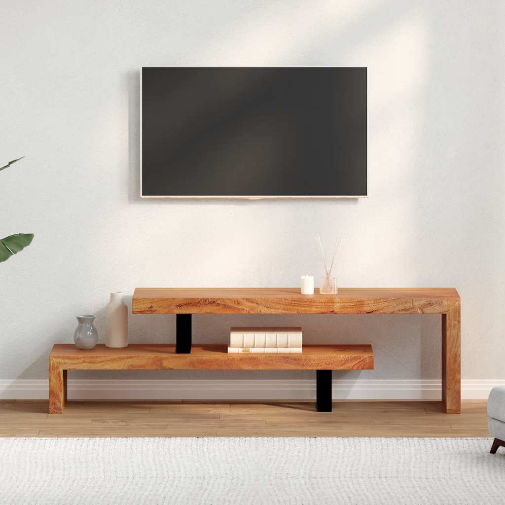vidaXL Meuble TV Bois d'acacia massif