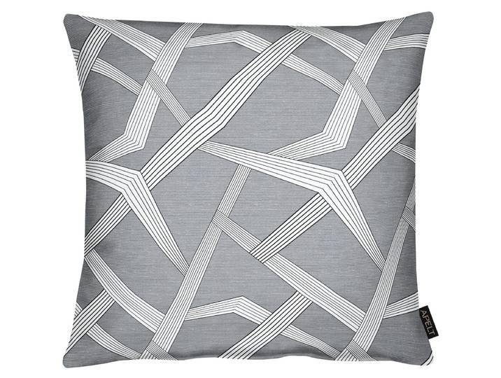 Dekokissen APELT Domino , grau, B:46cm L:46cm, Polyester, Dekokissen_Sitzkissen_Kissenhüllen, Dekokissen