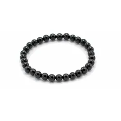 Gemstone Manifestation Bracelet - Black Agate- Protection