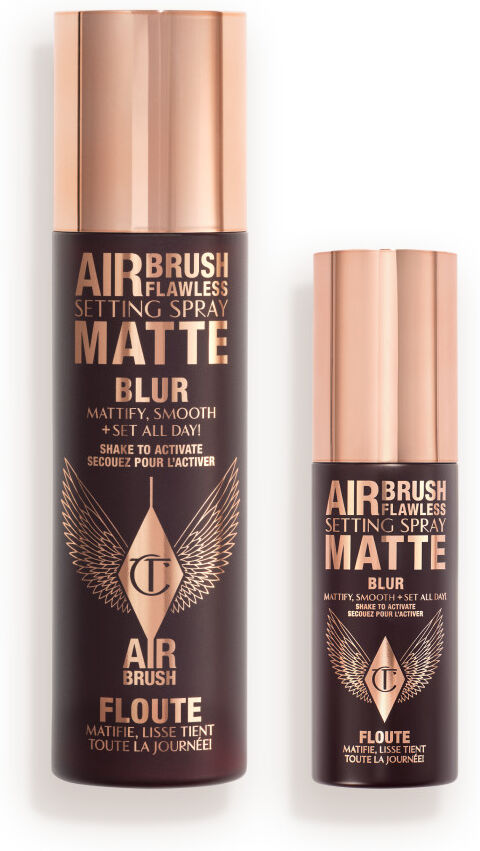 Airbrush Flawless Setting Spray Matte & Mini Duo - Face Kit Charlotte Tilbury 10701 Airbrush Flawless Setting Spray Matte & Mini Duo Size: