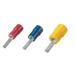 ABB RAPP Flach Stiftkabelschuhe DIN 46231 mit Rasternase, Kabeldurchmesser 0.5 - 1.5 mm2, Elektrolytkupfer, PC - 7TCI029770R0092 VPE=100  - 100 Stück