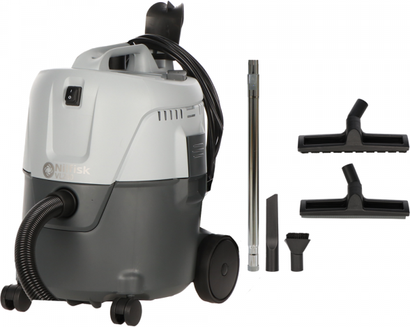 Nilfisk VL200 20 PC EU - Aspirapolvere aspiraliquidi - Fusto in plastica 20 lt - 1500W
