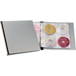 Durable CD/DVD Ordner 96 CDs/DVDs/Blu-rays Polypropylen Schwarz, Grau 12 St. 527701