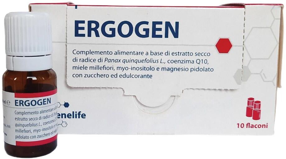GENELIFE Srl Genelife Ergogen 18 bustine - Integratore per l'Energia e la Performance Sportiva