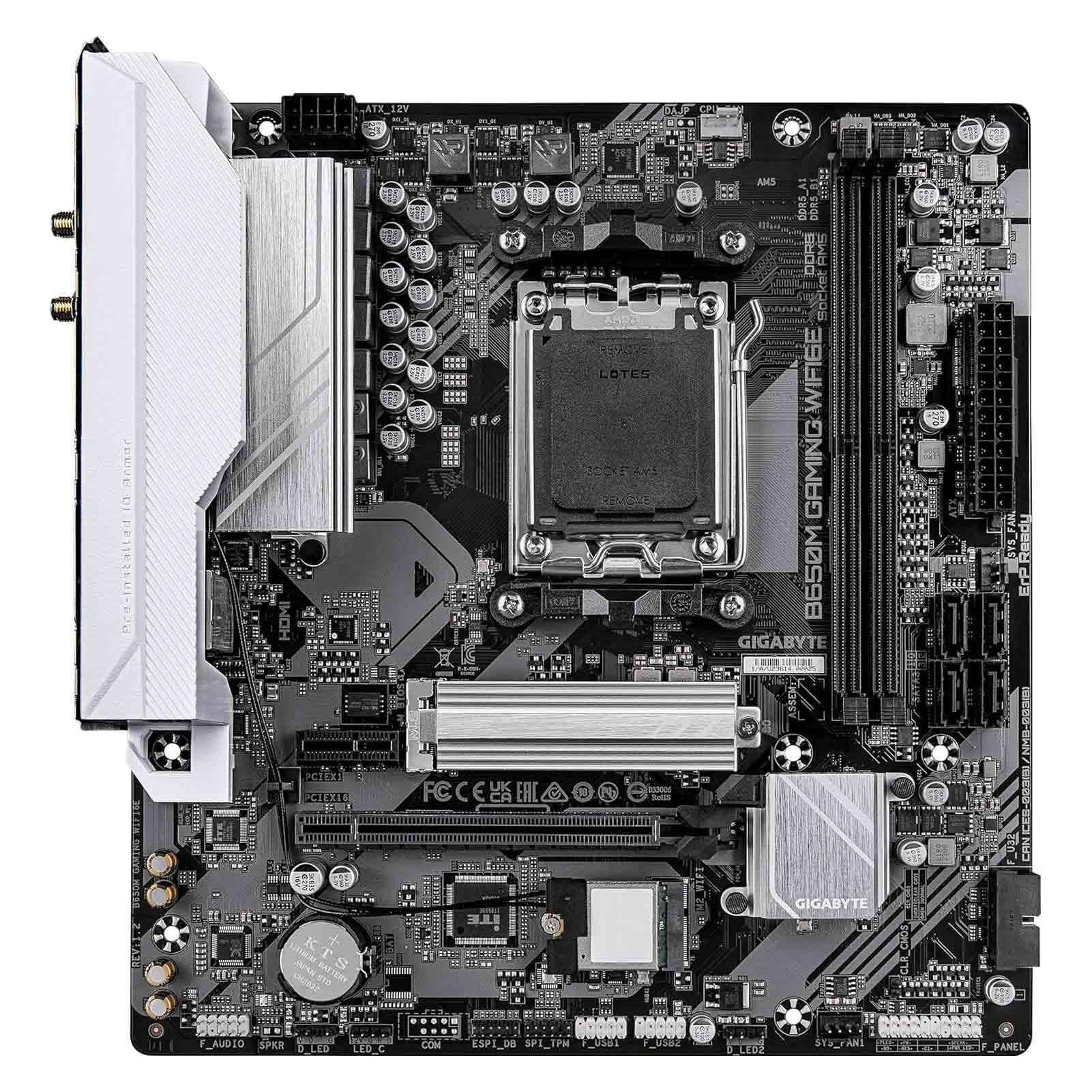 Gigabyte B650M Gaming WIFI6E (AM5, AMD B650, mATX) (B650M GAMING WIFI6E)