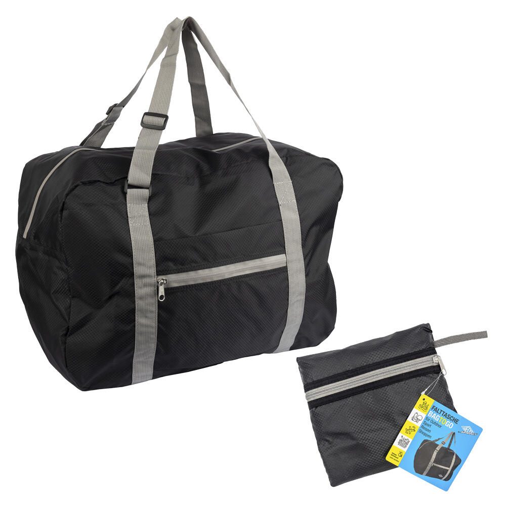 WEDO Reisetasche faltbar schwarz 582601