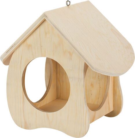 Vogelfutterhaus aus Holz, 29 x 18,5 x 26 cm
