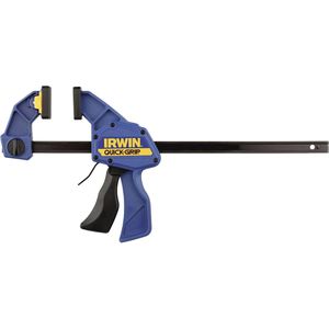 Irwin Einhandzwinge T506QCEL7, Quick-Grip Medium-Duty, 81mm Ausladung, Spannweite 150mm