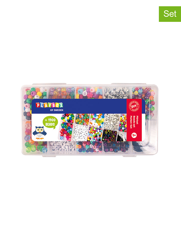 Playbox 1.900tlg. Perlenbox - ab 5 Jahren - onesize
