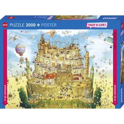 Heye Standardpuzzle 2000 Teile Puzzle - That's Life! - High Above