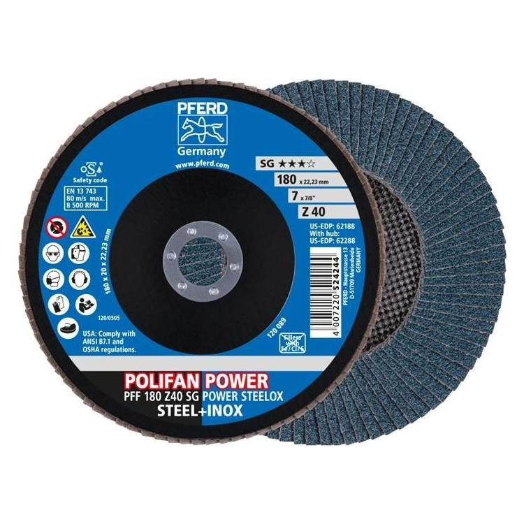 Pferd POLIFANFächerscheibe PFF 40 SG POWER STEELOX (40) (67684185)