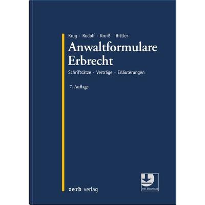 Anwaltformulare Erbrecht, Gebundene Ausgabe von , Zerb verlag, 978-3-95661-134-6