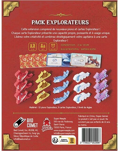 Super Meeple Extension Pack Explorateurs - WONDROUS CREATURES