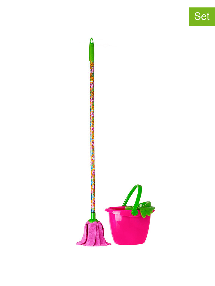 Vigar 2tlg. Set: Wischmop in Pink - ab 4 Jahren - onesize