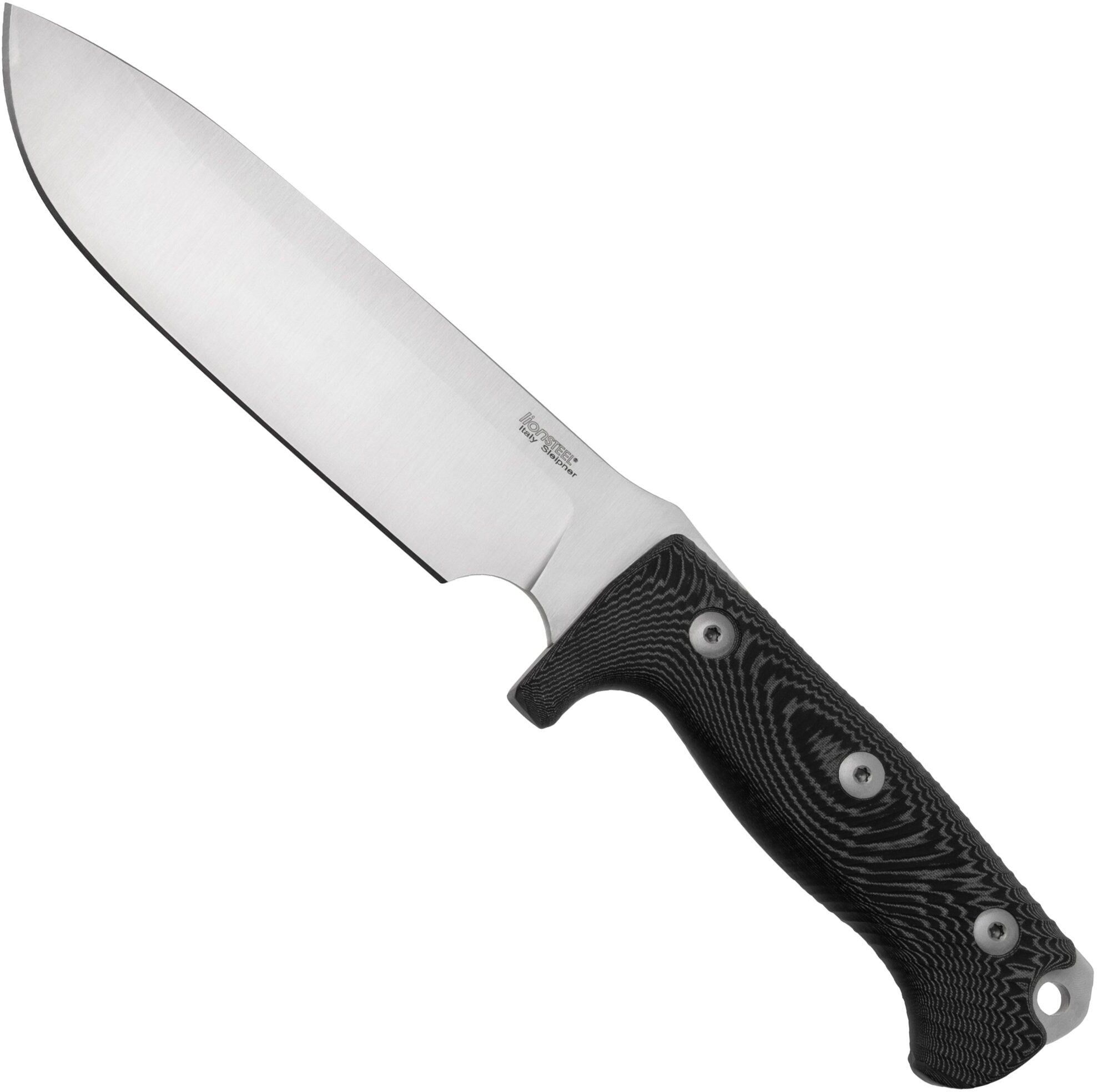 Lionsteel M7 MS Satin coltello fisso, design di Molletta