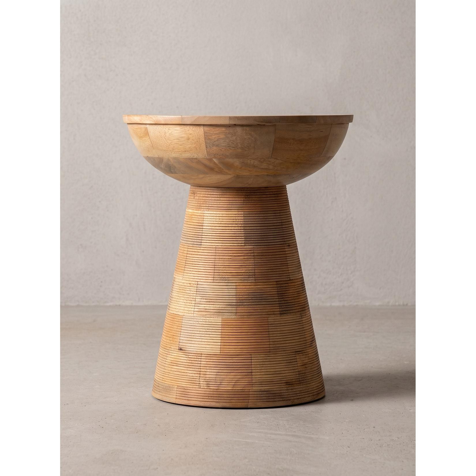 Beistelltisch Mango Massivholz Ø 37x45 cm - JELSA Kadima Design