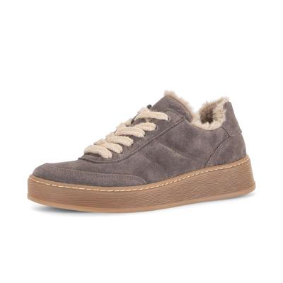 Sneaker GABOR "Sneaker low", Damen, Gr. 37, beige, Schuhe Sneaker