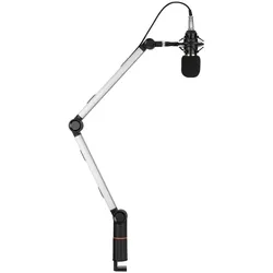 Mozo SB38 Schreibtischständer, Mikrofonständer, Schwarz