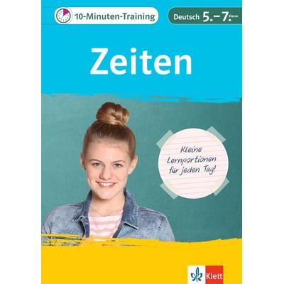 10-Minuten-Training Deutsch Grammatik Zeiten 5. - 7. Klasse, Geheftet von , Klett Lerntraining bei PONS Langenscheidt GmbH