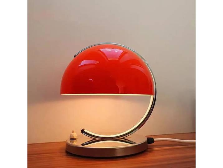 KEVIN-Lampe de table minimaliste orange, petite lampe de pudding, règle de chambre à coucher, à côté des lumières, salon moderne, veilleuse