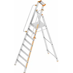 Layher Topic 1074 konische Plattformleiter 8 Stufen