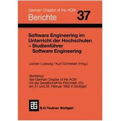 Software Engineering im Unterricht von Hochschulen SEUH '92 und Studienführer Software Engineering, Fachbücher