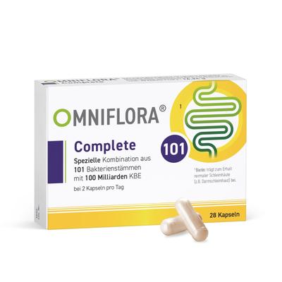 Omniflora Complete 101 Bakterienstämme 100 Mrd.KBE 28 St Kapseln