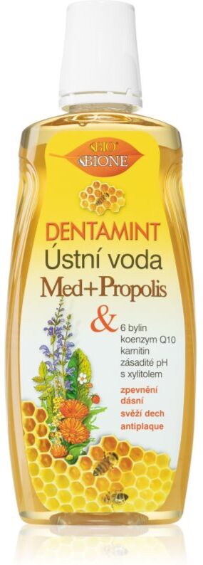 Bione Cosmetics Dentamint Honey + Propolis mouthwash flavour Honey + Propolis 500 ml