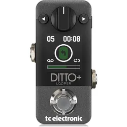 TC Electronic Ditto+ Looper Looper (Gitarre), Effektpedal, Schwarz