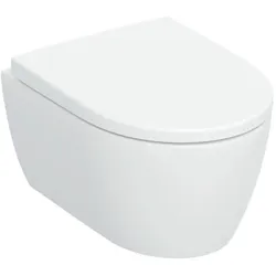 Geberit iCon Set Wand-Tiefspül-WC 503048008 35,5x49cm, verkürzte Ausladung, mit WC-Sitz, weiß KeraTect