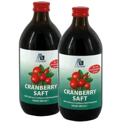 Avitale Cranberry Saft Doppelpack 2X500 ml
