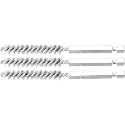 BGS Stahlbürste | 8 mm | Antrieb Außensechskant 6,3 mm (1/4"") | 3-tlg.