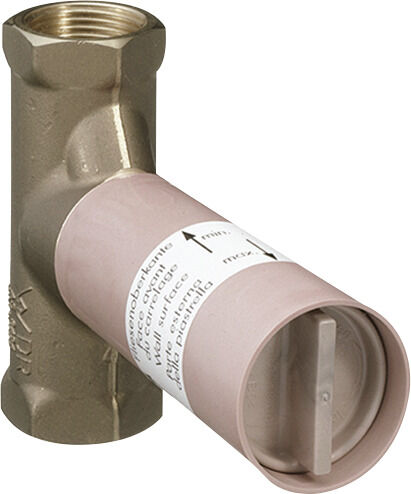 Hansgrohe corps de base 15974180 pour vanne d'arrêt, avec disques en céramique