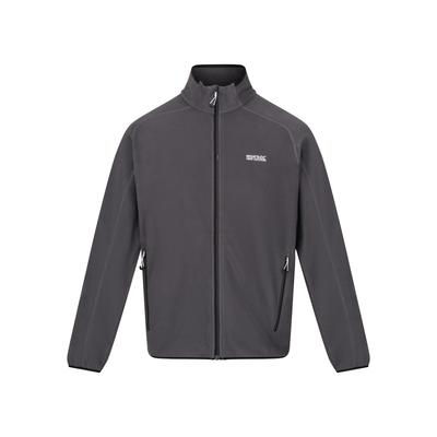 Funktionsjacke REGATTA "Hadfield", Herren, Gr. L, grau (anthrazit), Obermaterial: 100% Polyester PES., Jacken Funktionsjacke