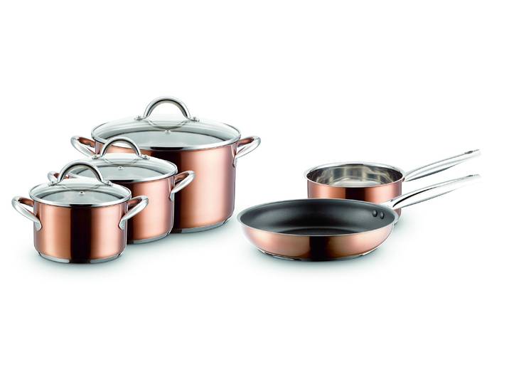 Topf-Set MÄSER Asterion , rosa (kupfer), Töpfe, Topf-Set