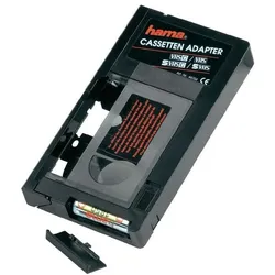 Hama Videokassetten Adapter VHS-C / VHS (Diverses Video Zubehör), Video Zubehör, Schwarz