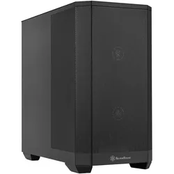Silverstone Technology SETA H2M Kompatibel mit Motherboards mit nach hinten gerichtetem Anschluss,SS (ATX), PC Gehäuse, Schwarz
