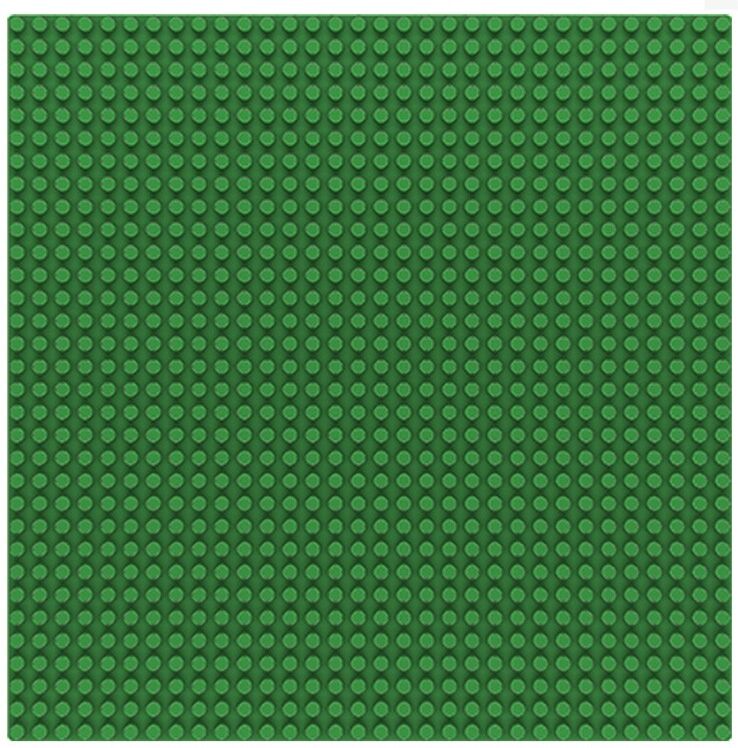 Plaque de base vert 25,6 x 25,6 cm - Sluban