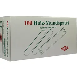 Mundspatel aus Holz Einzeln Verpackt 100 ST