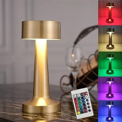USB 16 Farbe USB Lade Touch Metall Schreibtischlampe modernen minimalistischen Stil Bar Schlafzimmer Wohnzimmer Dekoration Schreibtischlampe