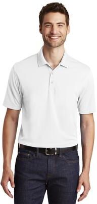 Port Authority K110 Dry Zone UV Micro-Mesh Polo Shirt in White size 4XL   Polyester