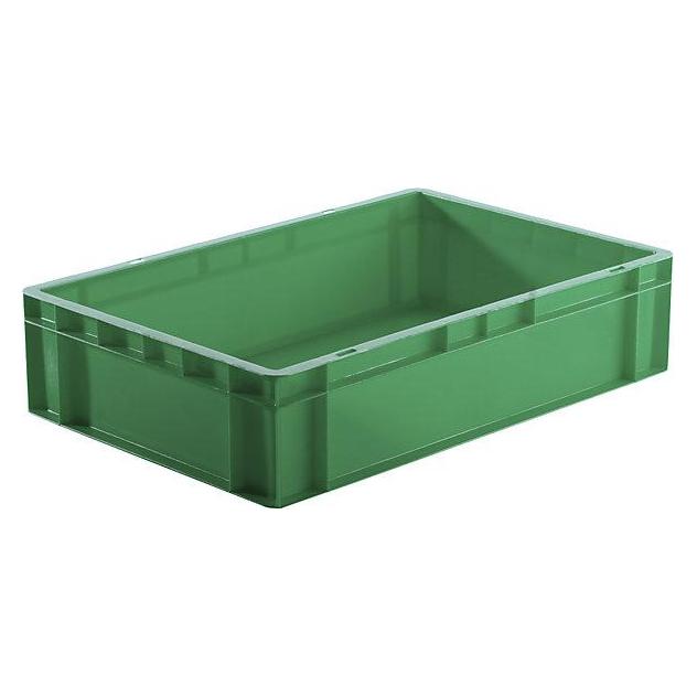 kaiserkraft Euro-Format-Stapelbehälter, Wände und Boden geschlossen (TK600/145-0 GRÜN)