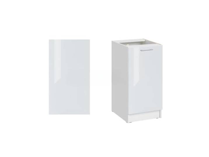 Cuisineandcie - Panneau de finition pour meuble bas - blanc brillant